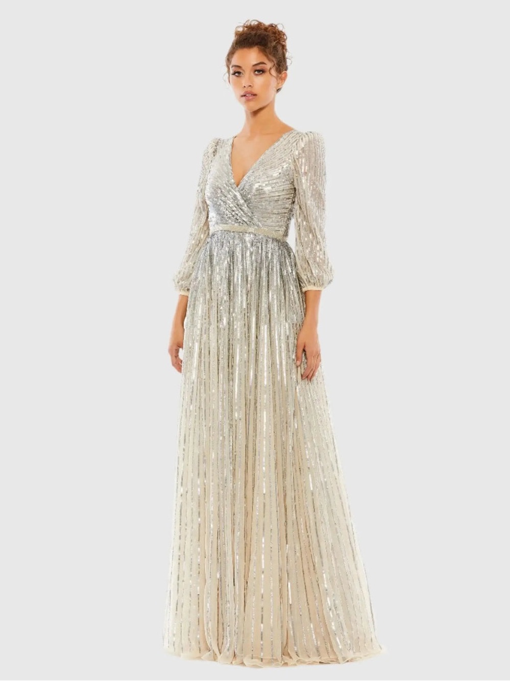 Long Sleeve Long Formal Dress: Mac Duggal 5509.  $598